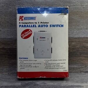 PC Accessories 4 To 1 Bi-Directional Parallel Auto Switch 17003